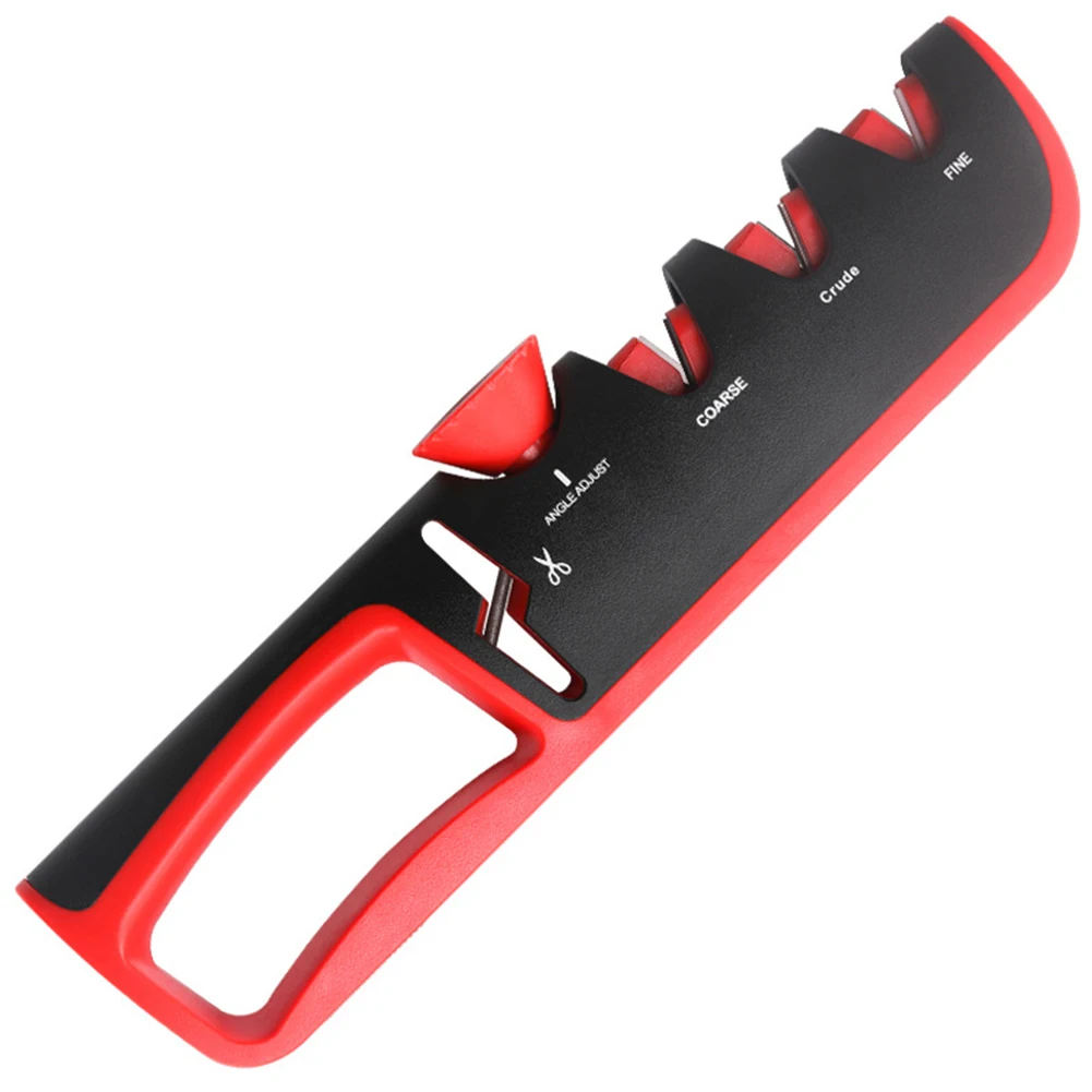 4 в 1 многофункциональная кухонная точилка для ножей регулируемый угол