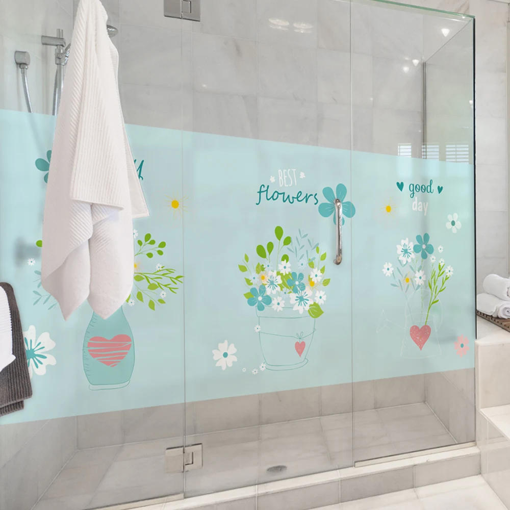 Витражная статическая пленка для окна ПВХ стеклянная домашний декор 2018 наклейка