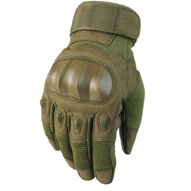 

Men Outdoor Wear Resistant Military Tactical Mittens All Round Protection Rubber Armor Motorcycle Touchscreem Sports Gloves
