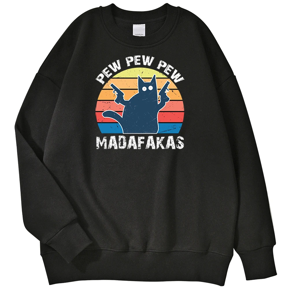 

Мужская толстовка с надписями, с принтом кота, с принтом в стиле Харадзюку, в стиле хип-хоп, модная повседневная одежда