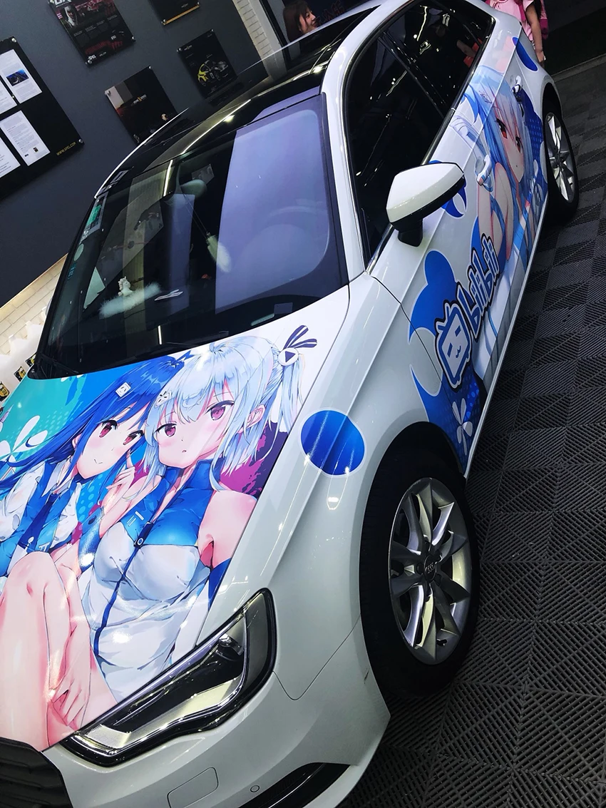 Аниме Itasha виниловая Автомобильная наклейка для тела ралли, наклейка на дверь s, Спортивная наклейка Ralliart для Suzuki Mazda Skoda opel Renault