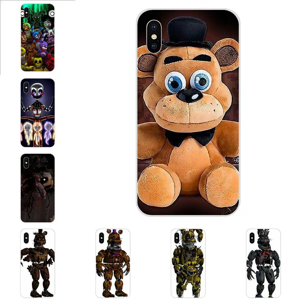 Мягкие узоры пять ночей у Фредди для Xiao mi 3 4 4C 4i 5 5s 5X6 6X8 SE Pro Lite A1 Max x 2 Note | Мобильные