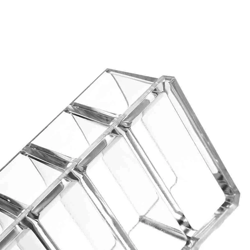 Прозрачный акриловый Органайзер для макияжа губные помады держатель кисти