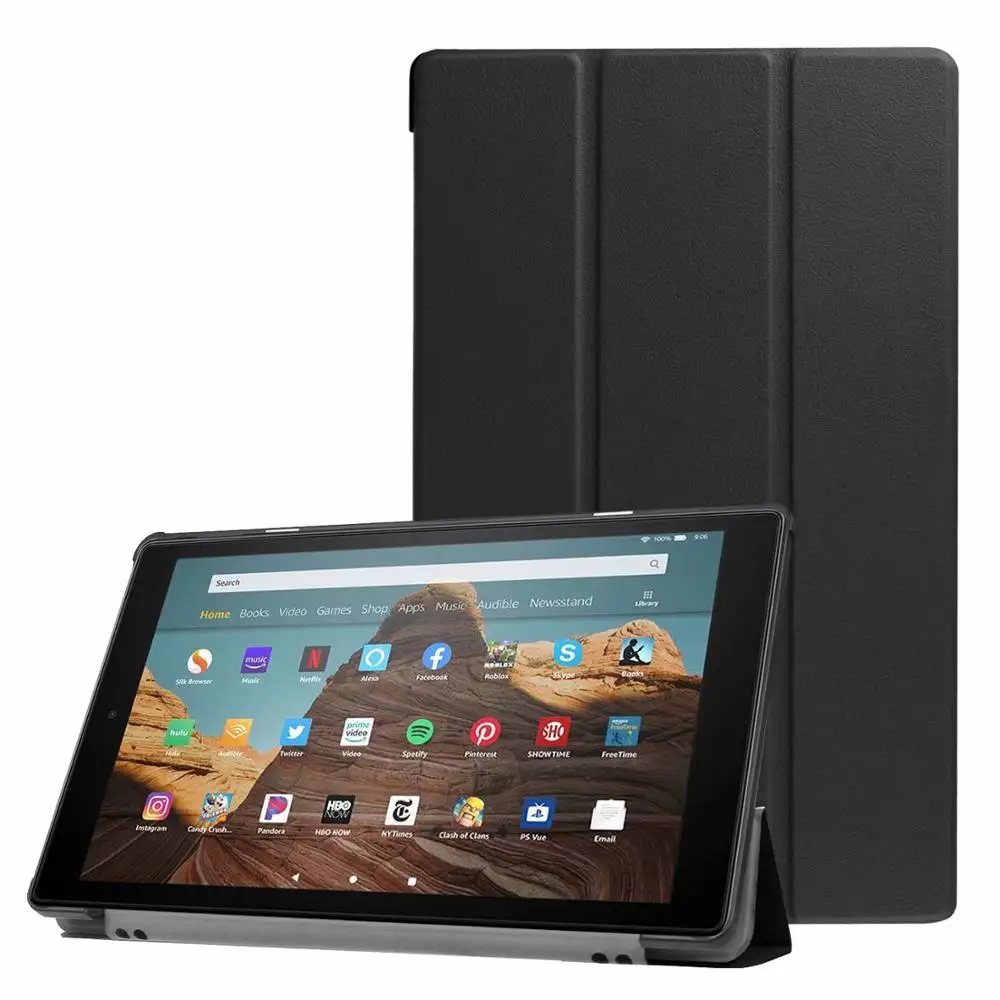 Тонкий Магнитный чехол для планшета A mazon New Fire HD10 2019 HD 10 2017 складная подставка +
