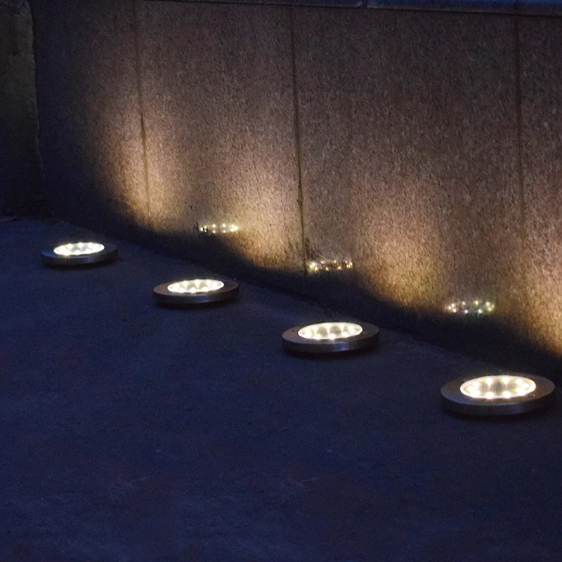 

12/1Pack Solar LED Garden Lights Outdoor Under Ground Lamp IP65 terraza terrasse Landscape Lighting for Lawn Patio Pathway Yard