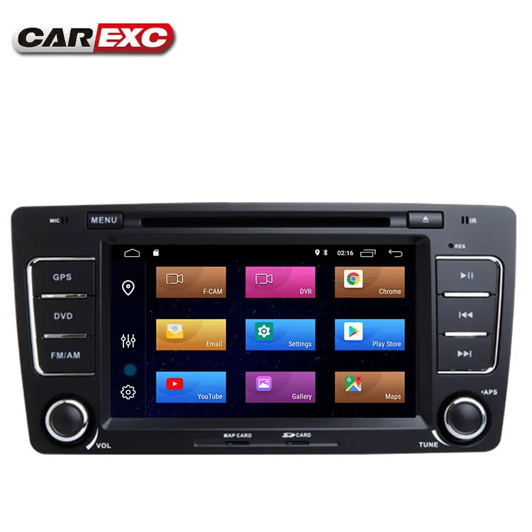 7 дюймовый Android 9 0 Два Din Автомобильный dvd плеер для SKODA/Octavia 2009 2013 Canbus WIFI GPS Navi Радио BT
