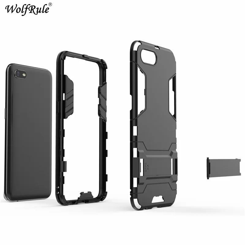 phone case for oppo a1k case realme c2 shockproof rubber silicone armor hard cover for oppo a1krealme c2 case 6 1 inch wolfrule free global shipping