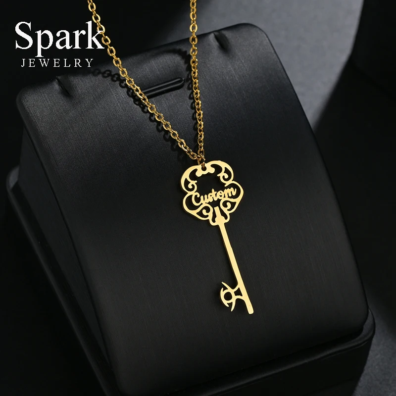 

Ожерелье женское из нержавеющей стали с надписью на заказ