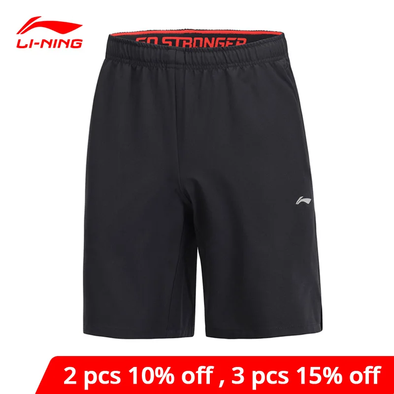Мужские тренировочные шорты Li Ning из 91.1% полиэстера 8.9% спандекса удобные