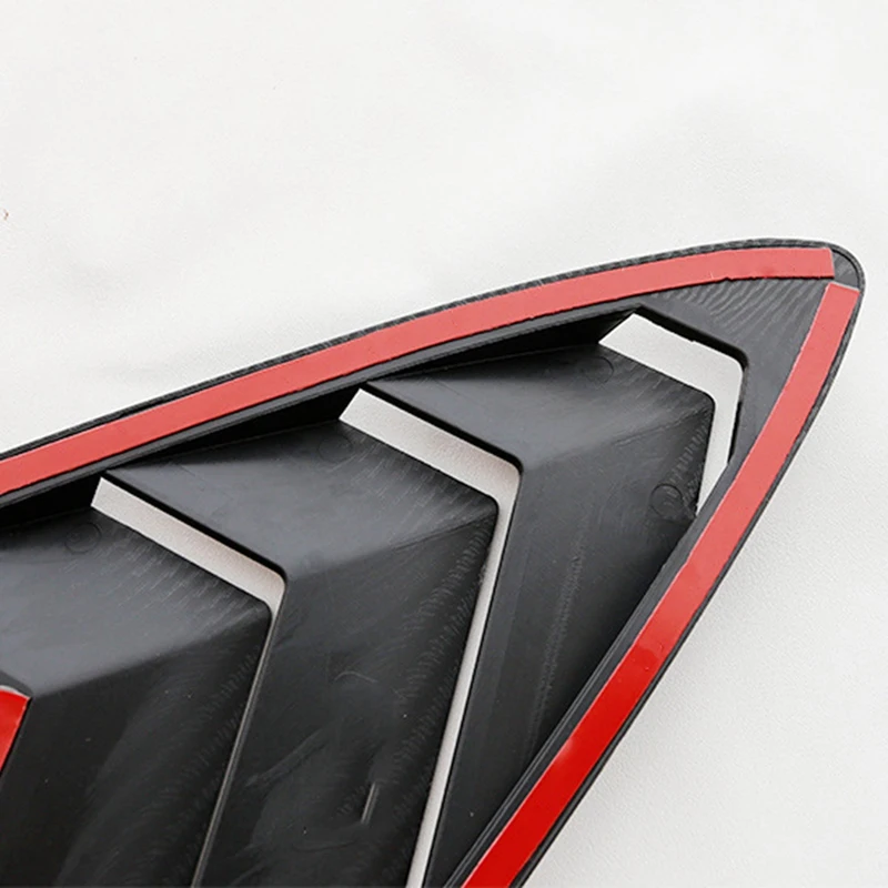 

1Pair Black ABS Car Rear Side Window Vent Scoop Louver Fit for Hyundai Sonata DN8 2020 2021