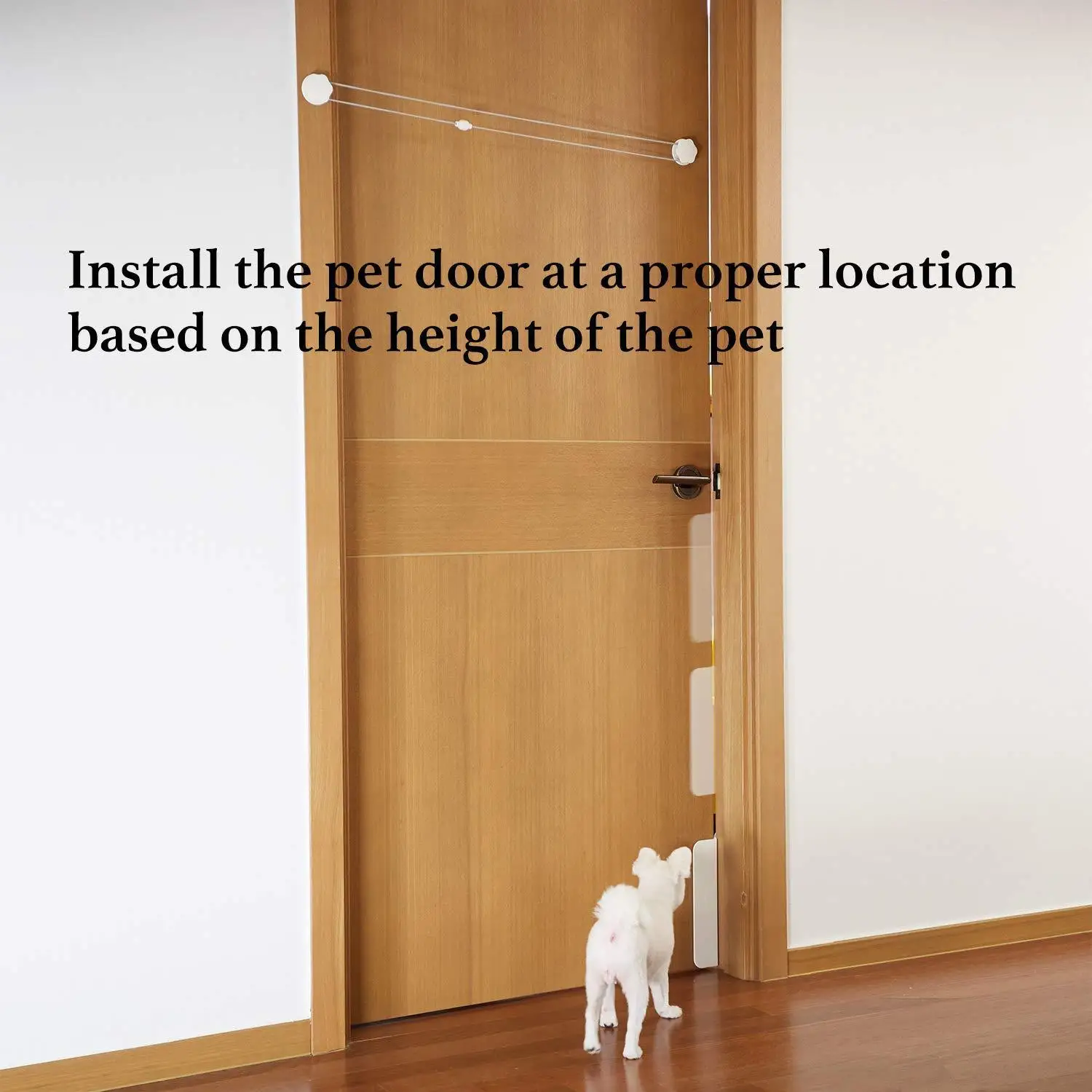 

Pet Cats Dogs Door Opener Dogs Enter Security Easily Cat Hole Dog Door Hole Pet Gate Kit Pet Supplies Product