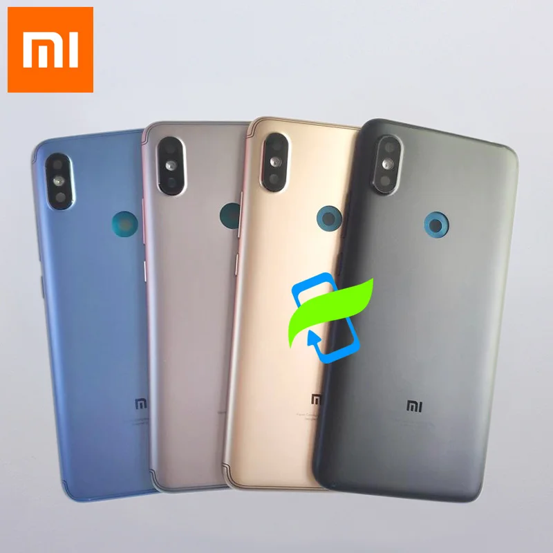 Оригинальная задняя крышка аккумулятора для Xiaomi Redmi S2 задний корпус боковые