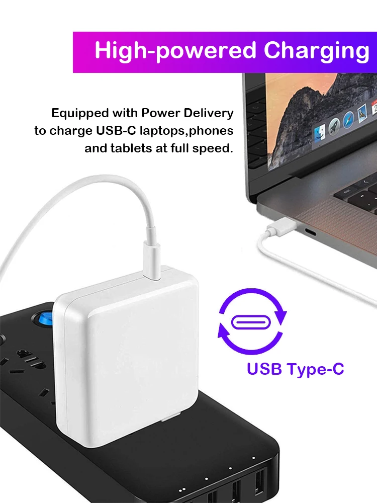 Адаптер питания для Ipad Macbook Pro Air зарядное устройство типа C ноутбуков Xiaomi asus DELL HP