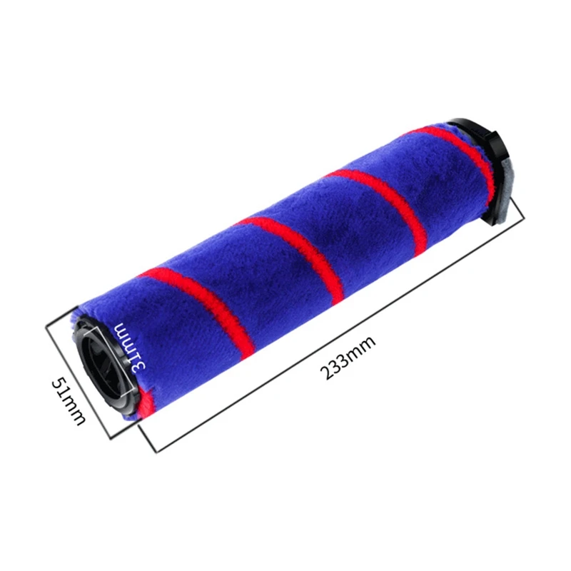 

2 Pcs Soft Roller Brush & 6 Pcs HEPA Filter+ Side Brush +Mop Cloth