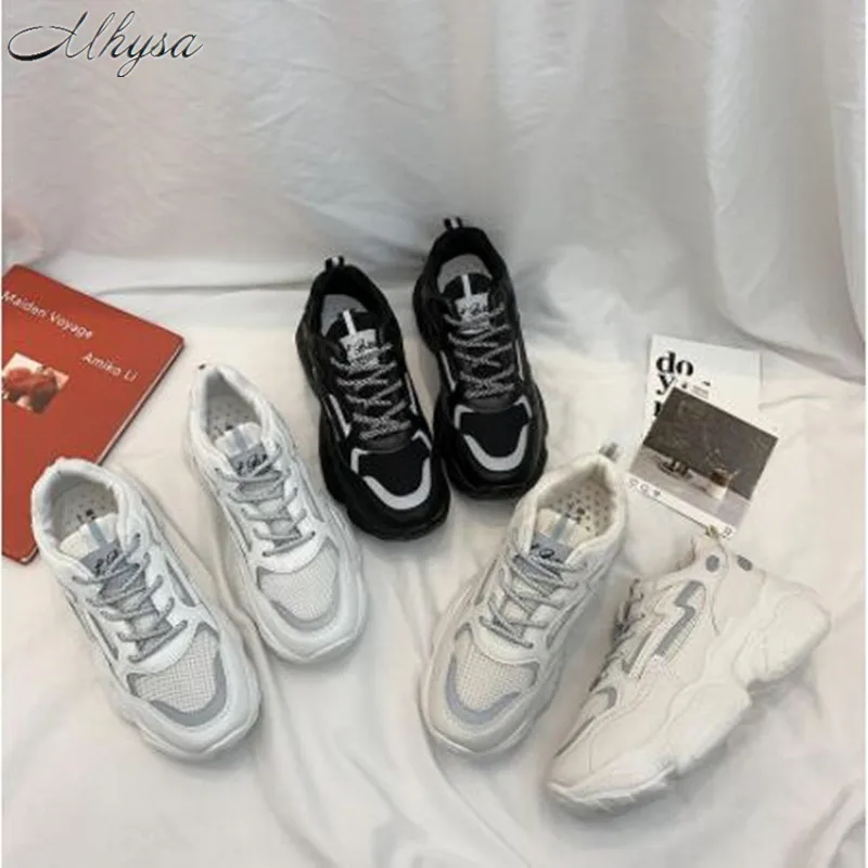 

Mhysa 2019 New Women sneakers Fashion Autumn women Casual Shoes Breathable Women Platform Dad Shoes Sneakers zapatillas mujer