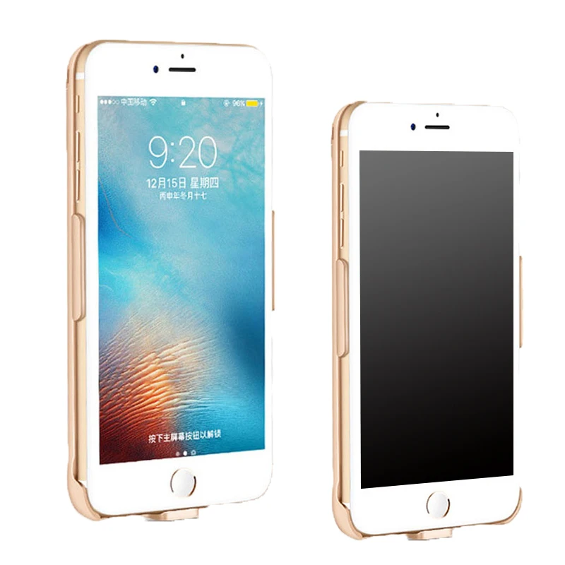 Уникальные Чехлы для зарядки аккумуляторов внешний аккумулятор 10000 мАч iPhone 6 6S 7 8 P