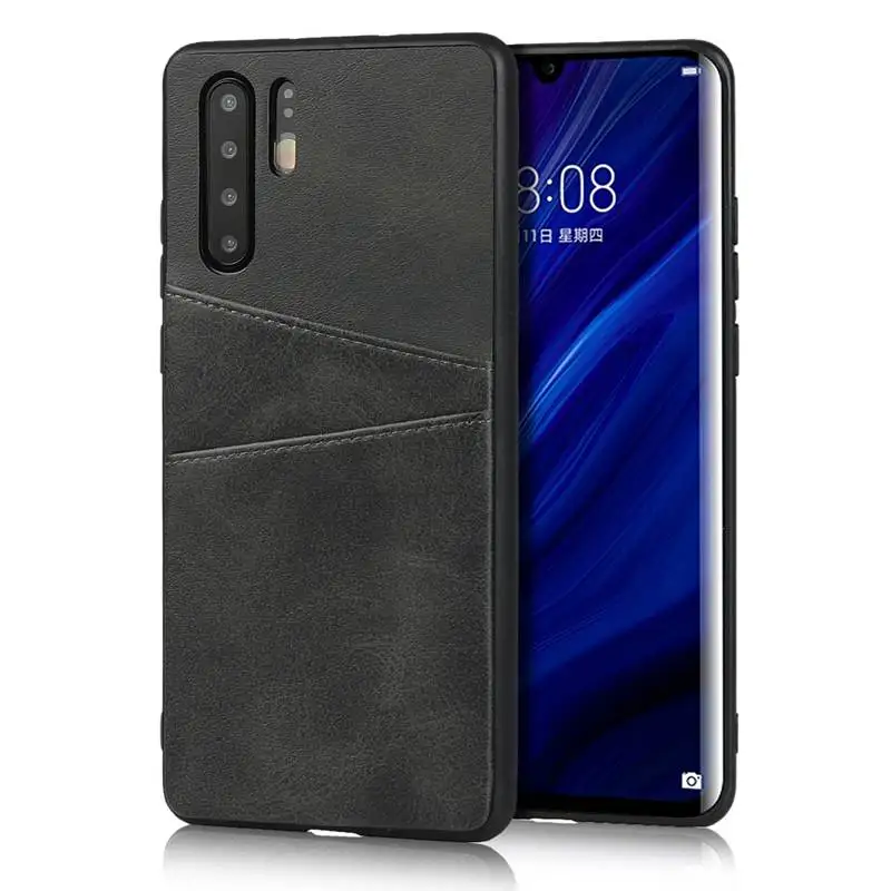 Чехол из искусственной кожи для Huawei P30 Pro Lite P30Pro P30lite Nova 4e 2 слота карт чехлы