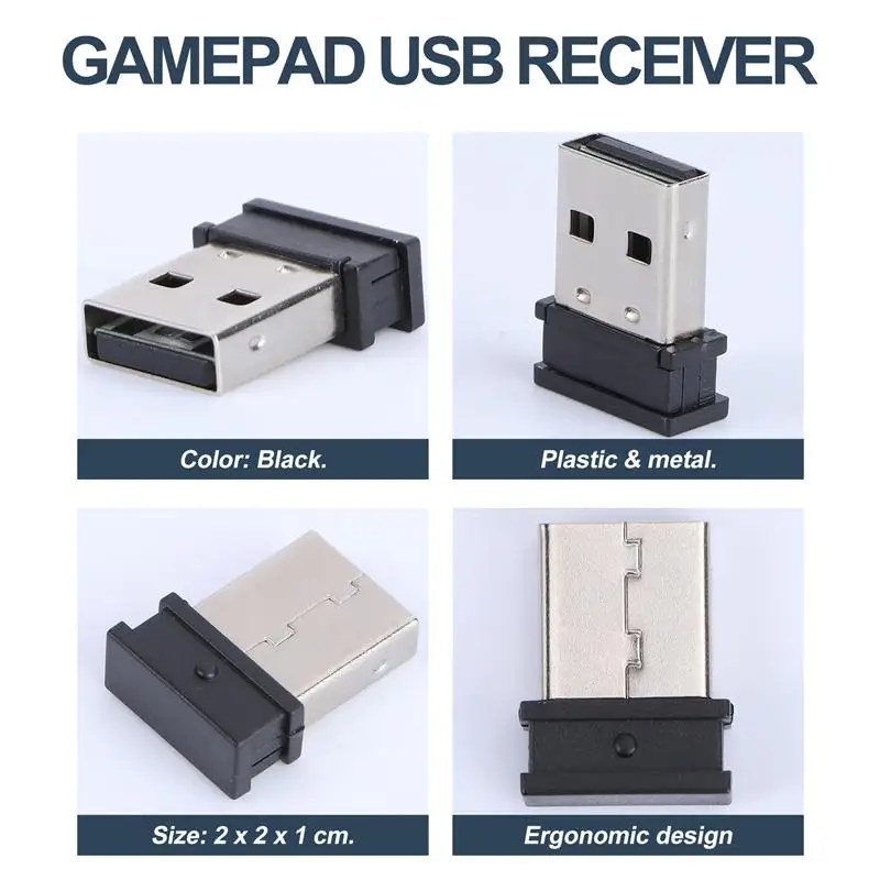 Беспроводной игровой приемник VR Черный Прочный Prime 2 4G профессиональный USB-ключ