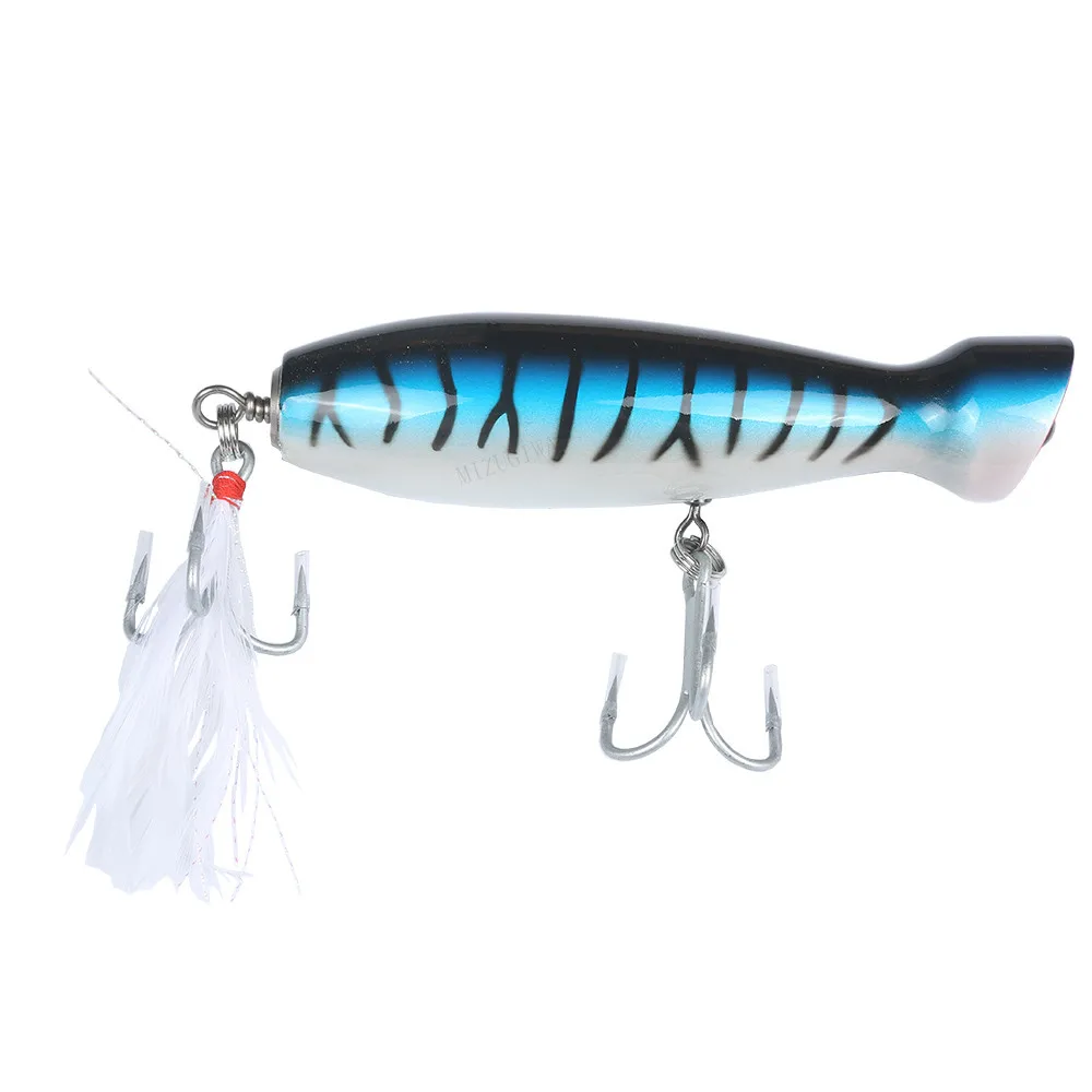 MIZUGIWA деревянная приманка для рыбалки Поппер ручная работа рыболовные