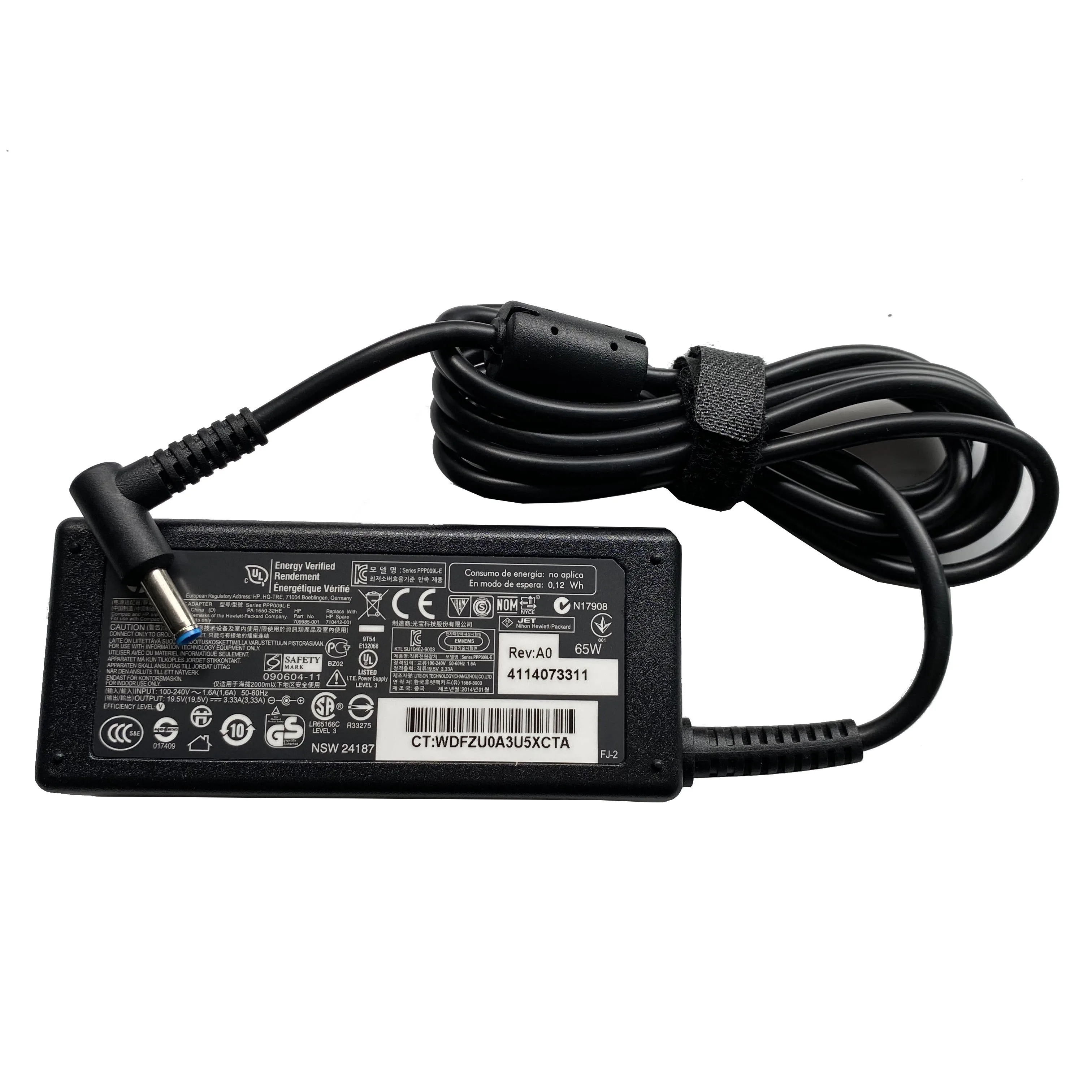 Зарядное устройство LSC для ноутбука HP 19 5 в 710412 А 65 Вт 709985 001 677774 693771 002 4 синий