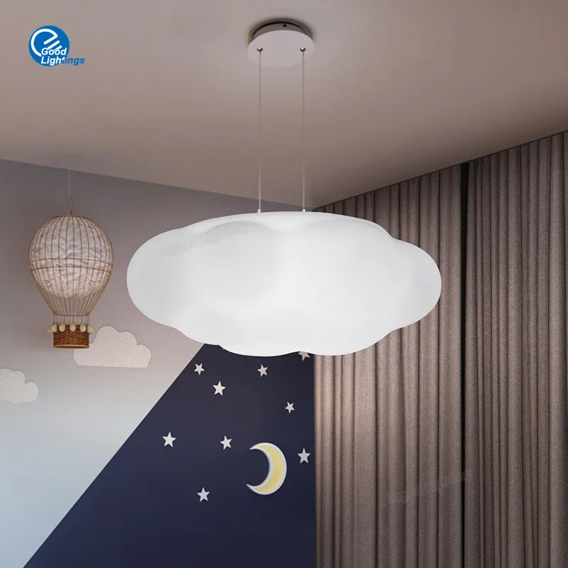 Фото Скандинавские подвесные светильники современная люстра для детской комнаты