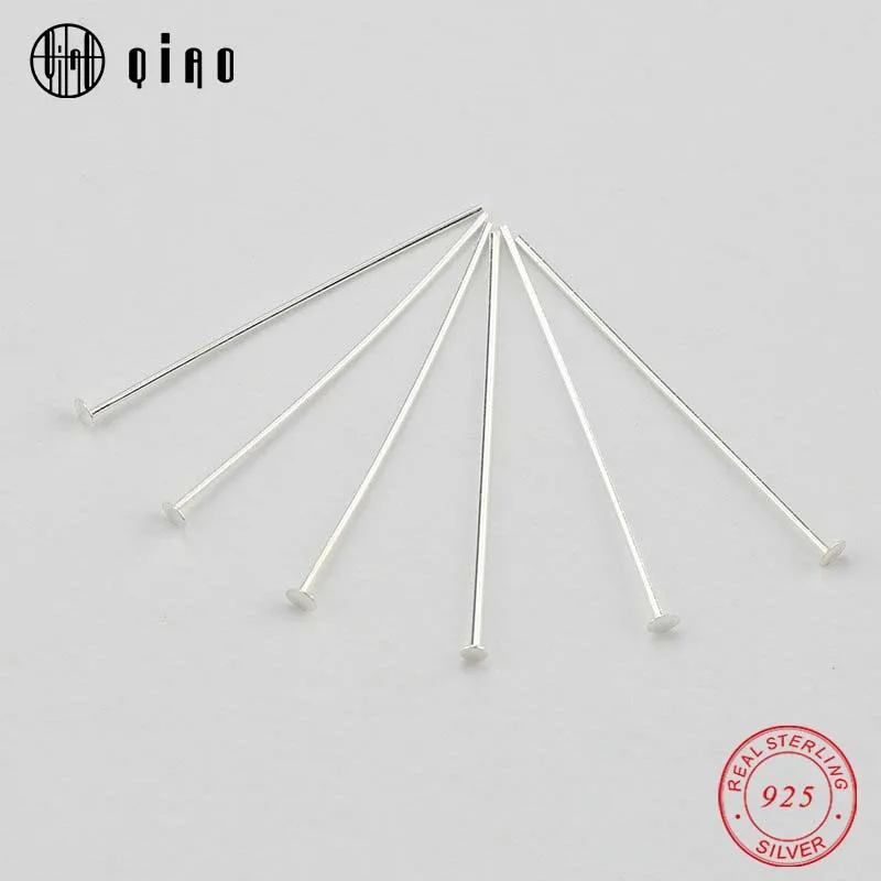 Штифты Т-образной формы для сережек сделай сам из серебра 10 шт./упак. 25 мм 925 пробы |