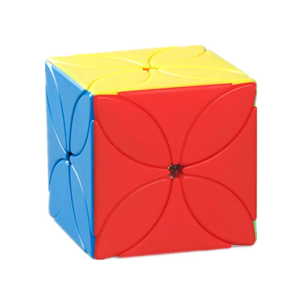 

MoYu Meilong магический куб с четырьмя листьями клевера, пазл без наклеек, куб с 4 листьями, скоростной волшебный куб, обучающие игрушки для детей и студентов