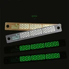 Популярная Универсальная автомобильная светящаяся табличка для временной парковки Ночная табличка с присоской для номера телефона для остановки автомобиля стояночный знак номер