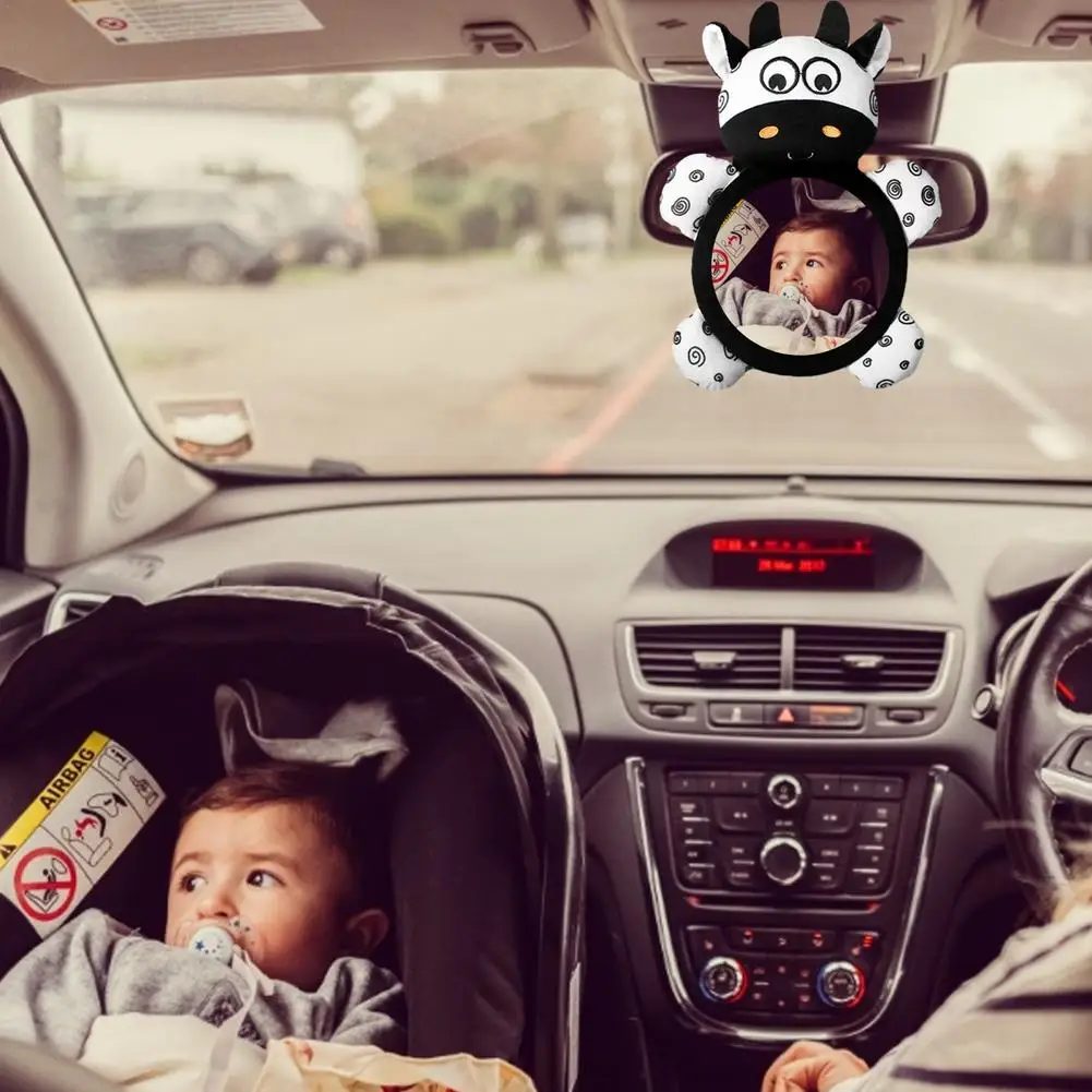 Мультяшное детское автомобильное зеркало для заднего сиденья противоударное