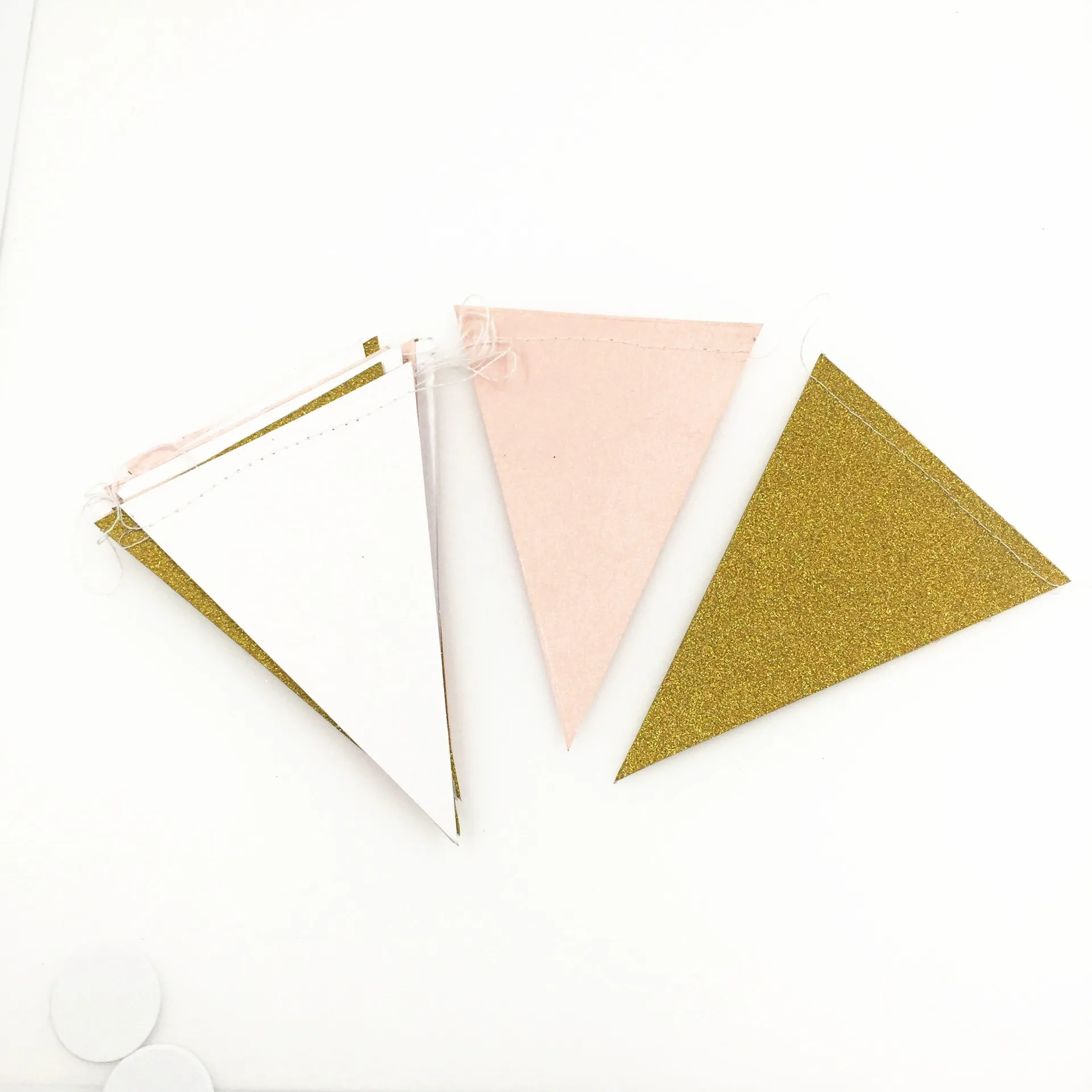 Длина 3 м Красочные Подвесные бумажные флаги для дня рождения баннеры и Бумажная