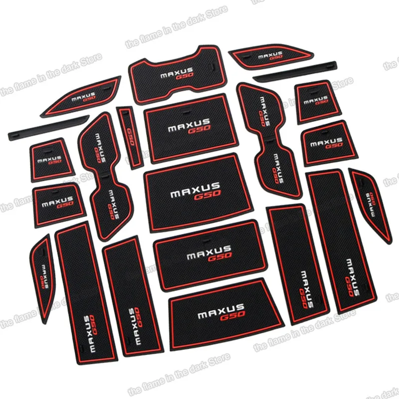 

Lsrtw2017 Car Center Console Storage Door Slot Pad Moldings Trims for MAXUS G50 2019 2020 2021 Accessories Auto Styling