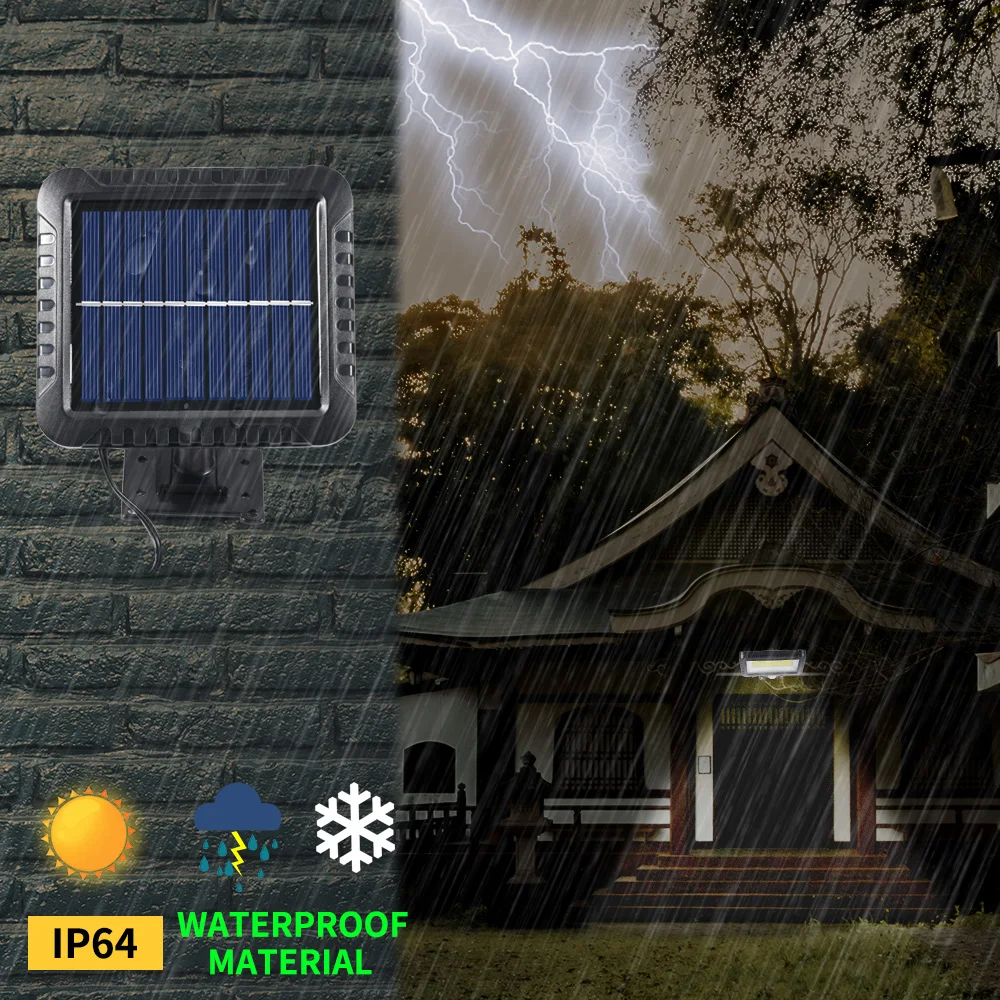 

LED Outdoor Solar Light solar garden light 5M line Waterproof IP65 PIR Motion Sensor lamp Christmas wall light Streetlight