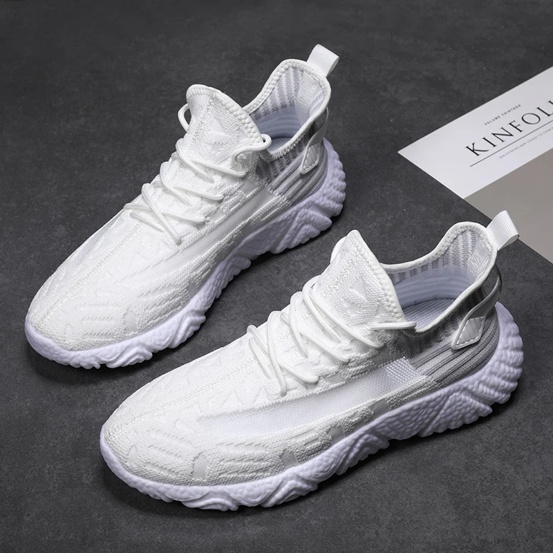 

Lightweight Shoes for Men Flat Non-slip Sneakers Trainers Men Casual Basket Running Walking Shoes Breathable