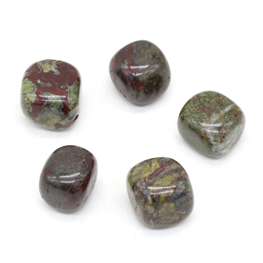 

Natural Quartz Dragon Blood Stone Jewelry Accessories Irregular Reiki Healing Stone Beads for Gift Collection or Home Decoration