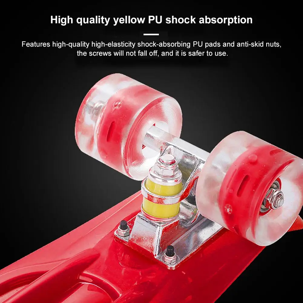 Детский скейтборд 22 дюйма для детей мини круизер Пенни борд ретро Лонгборд игра