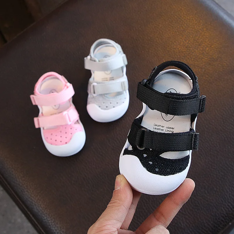 Летняя обувь для малышей Повседневная маленьких девочек и мальчиков
