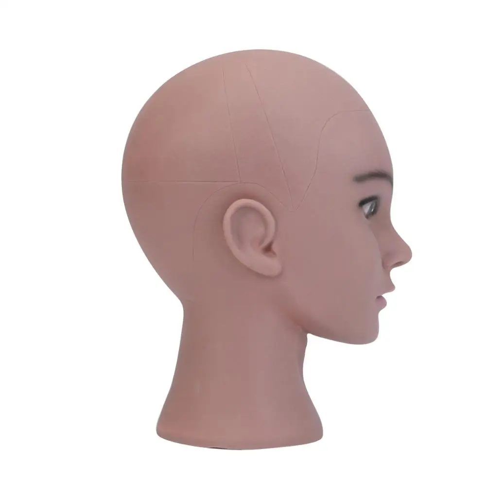 20 ''афро лысый манекен головной парик делая стиль отображения Парикмахерская