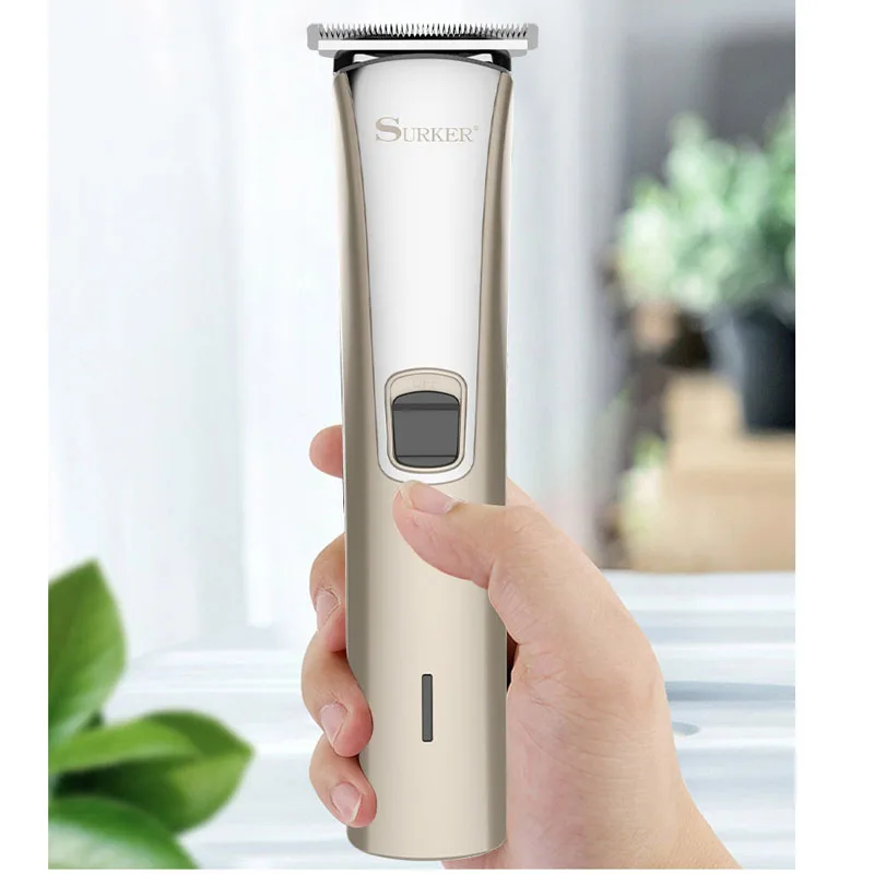 Машинка для стрижки волос surker M1 Электрическая аккумуляторная с USB
