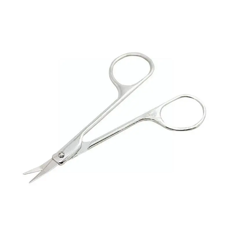 

Steel Curved Pedicure Scissors Cuticle Nipper Dead Skin Remover Tool Makeup Beauty Scissors Eyebrow Manicure Pliers