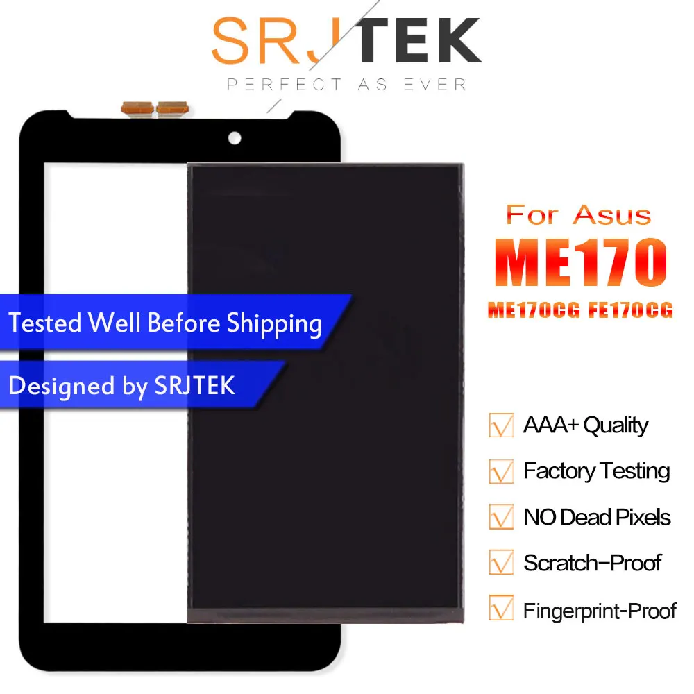 ЖК дисплей Srjtek 7 дюймов для Asus Fonepad 7. 0 FE170CG ME170CG ME170 K012 ME170CX K017 сенсорный экран