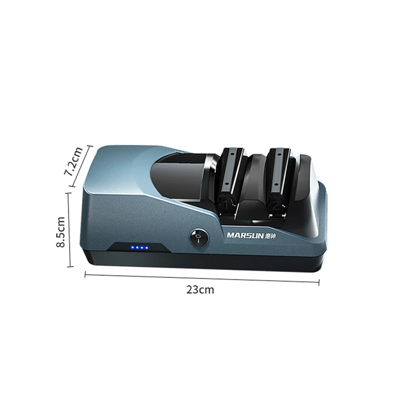 Professional Electric Knife Sharpener USB Charging Emery Grinding Wheel Home Fast Automatic Grinder Kitchen Tool |