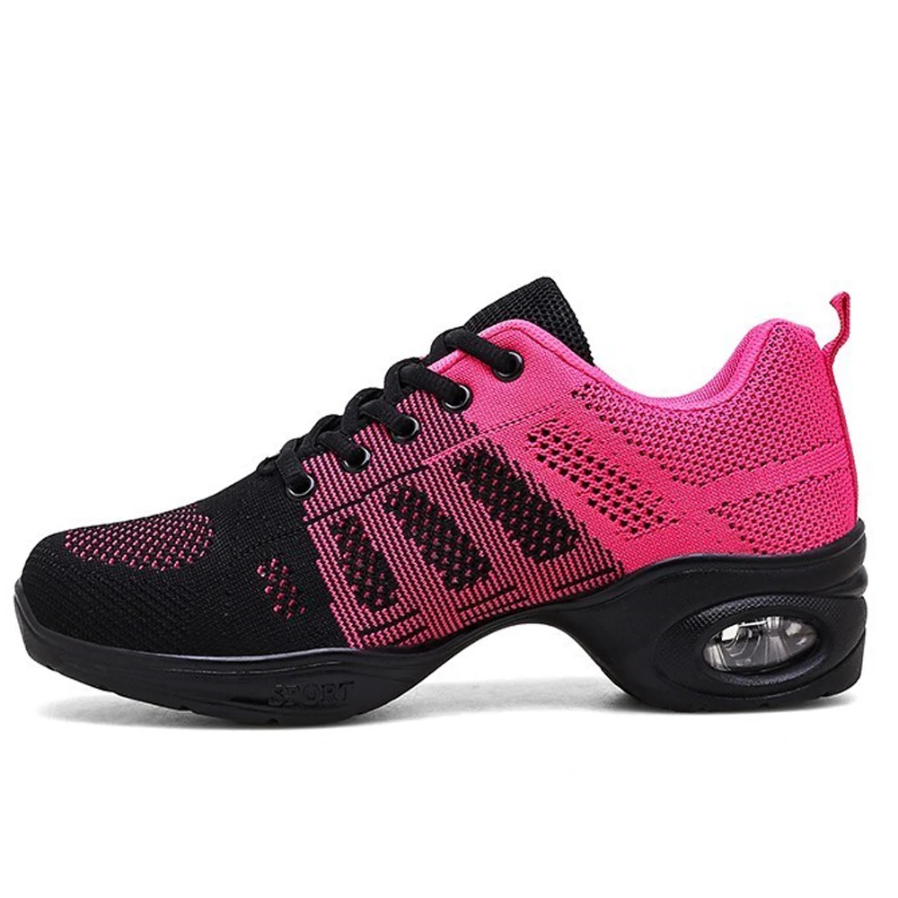 

Women Dance Shoes 2021 Fashion Platform Sneakers Woman Chunky Shoes Breathable Women Vulcanize Shoes Mesh Ladies Trainers 35-41