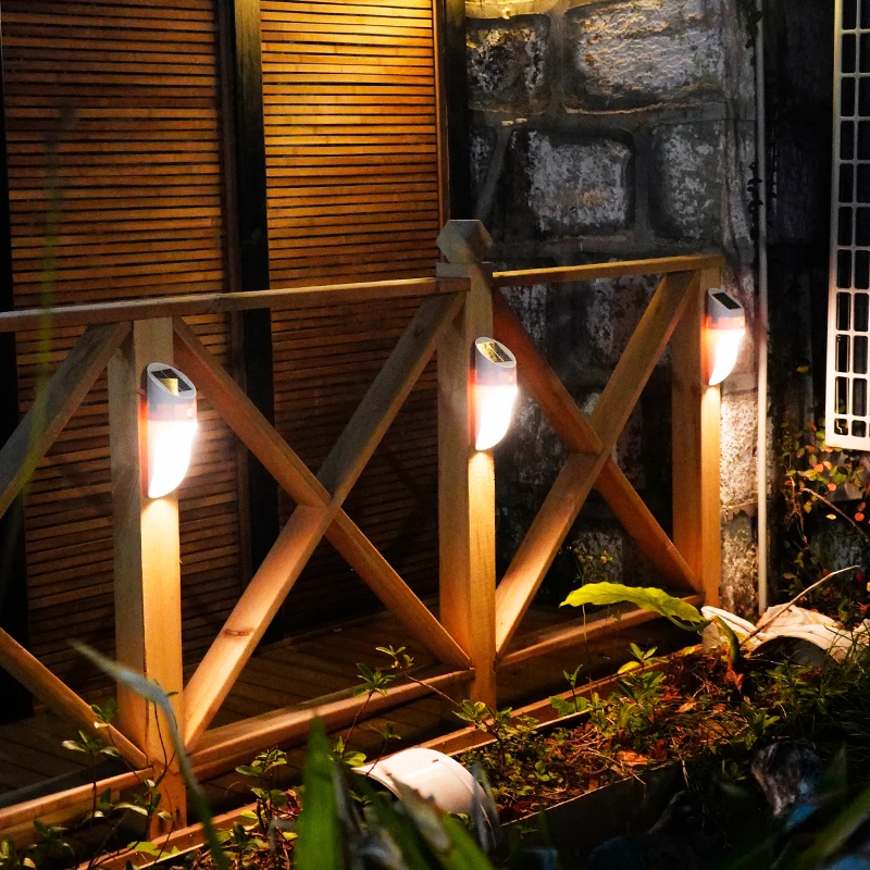 

Solar Light With Motion And Light Sensor IP65 Outdoor Garden Yard Wall Light Decoration Lighting Wall Lamp Sconce