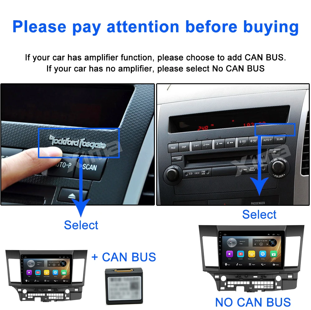 Автомагнитола XIMA Pro мультимедийный видеоплеер на Android 10 с GPS Wi-Fi DSP dvd для Mitsubishi Lancer