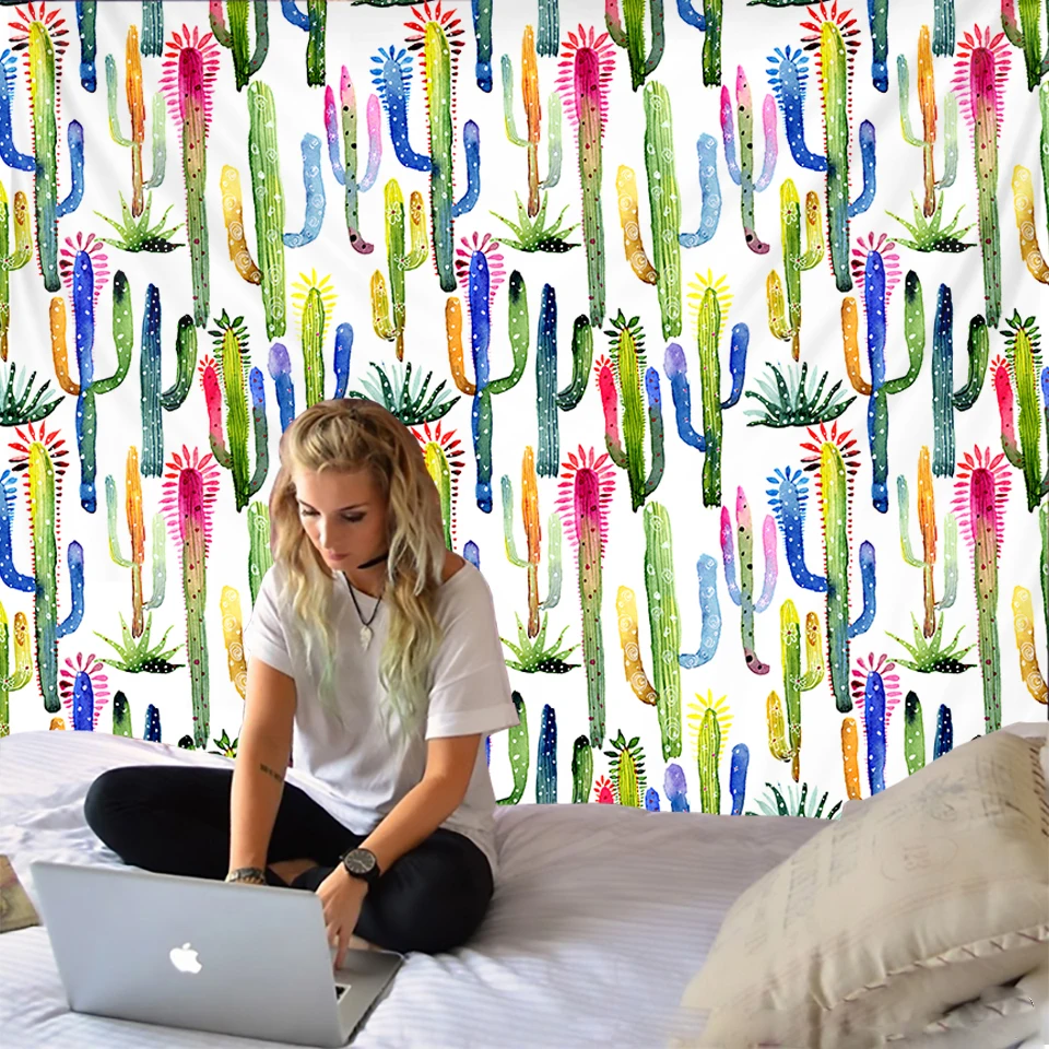 Цветок Рождество кактус пустыня герой цветок гобелен ковер настенная ткань