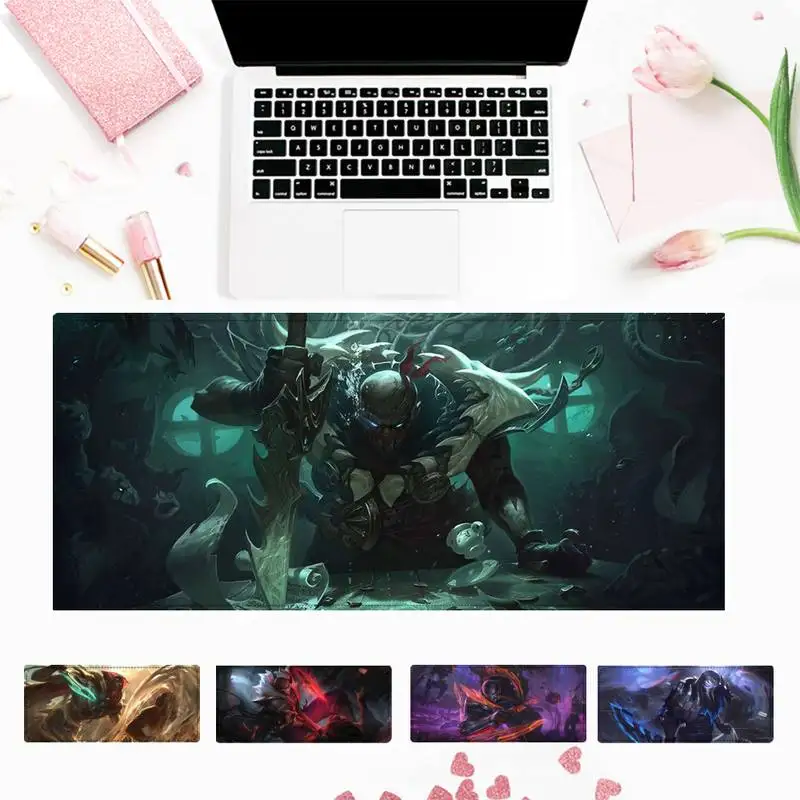 

30x80 см Коврик для мыши League of Legends, ПК, геймерский коврик для мыши, аниме нескользящий коврик, Настольный коврик для клавиатуры для Overwatch/CS GO