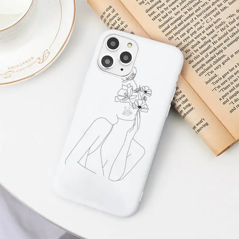 

Funny Abstract Art Lines high quality Phone Case shell Candy Color for iPhone 6 7 8 11 12 s mini pro X XS XR MAX Plus