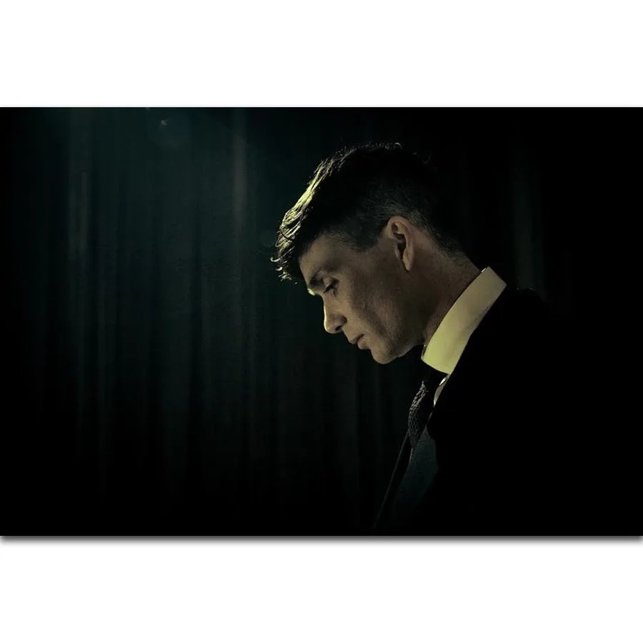 MQ3497 Peaky Blinders Cillian Murphy США ТВ-шоу Серии художественный плакат Шелковый Холст украшение дома стены комнаты картина печать - Цвет: Picture 015
