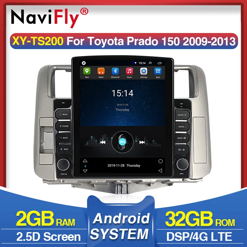 Автомобильный радиоприемник 4G LTE 9 7 дюймов Android мультимедийная навигация GPS для
