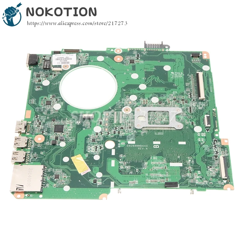 NOKOTION 786901-501 786901-001 DAU88MMB6A0 материнская плата для ноутбука HP 15-F основная SR1YW N3540 CPU